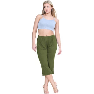P&R Dancewear LTD Women’s Flared Wide Leg Stretch Shorts 3/4th Palazzo Pants - Picture 1 of 66