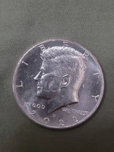 2022 D Kennedy Half Dollar Münze - zirkuliert - Bild 1 von 2