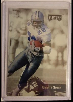 1993 Playoff Emmitt Smith Dallas Cowboys #10 - Image 1 of 2