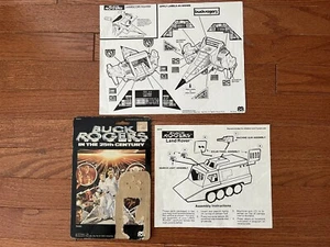 Mego Buck Rogers Instruction Lot Land Rover Laserscope Twiki Vintage 1979 Rare - Picture 1 of 9