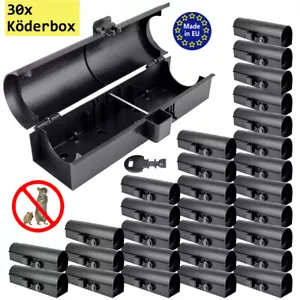 30x Köderbox Rohr Köderstation Mäusebox Rattenbox Falle Nagerköderstation Petigi - Bild 1 von 9