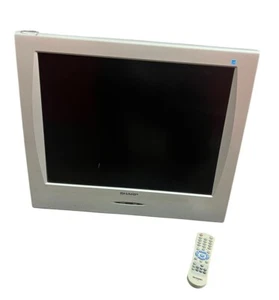 Sharp 20" Flat Screen Color TV LC-20SH3U LCD Crystal 480p Retro Gaming W/Remote - Picture 1 of 8