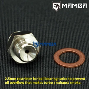 Kit de montaje adaptador de alimentación de aceite turbo MAMBA para NISSAN RB26DETT SKYLINE GTR T25 - Imagen 1 de 3