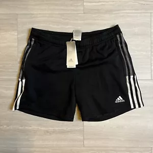 NWT Adidas 3-Stripes Shorts Girls Training Shorts Black Size - Youth Large 14 - Picture 1 of 8