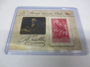 #66 2023 2018 Pieces Of The Past BENJAMIN FRANKLIN Stamp on our Past 7 Year - Picture 1 of 3