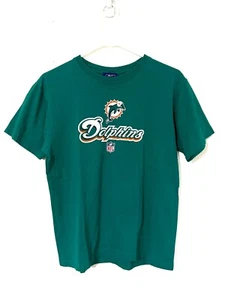 Original NFL Miami Dolphins Rebook T-Shirt Kids L 14/16 - Picture 1 of 5