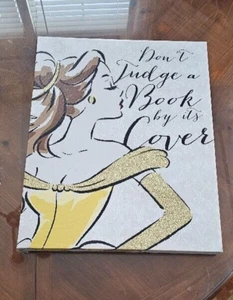 Disney Artissimo Belle Schöne Biest Urteile Buch nicht nach seinem Cover Kunstdruck - Bild 1 von 6