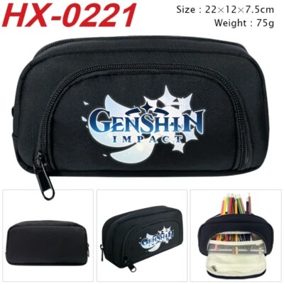 Genshin Impact Game Federtasche Stiftetui Schlamper Etui pencil bag 22x12x7.5cm - Bild 1 von 4