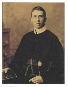 Holy Card of Ven Alfred Pampalon Patron of  Addictions & 1 3/4" Miraculous Medal - Picture 1 of 6