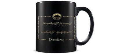 Der Herr der Ringe Tasse  One Ring schwarz/goldfarben Standard - Bild 1 von 2