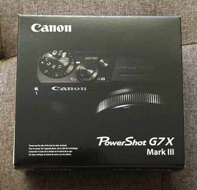 Canon PowerShot G7 X Mark III 20.1 Megapixel Digital Camera - Black - Image 1 of 4