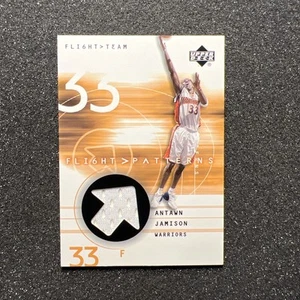 2001-02 Upper Deck ANTAWN JAMISON #AJ Flight Patterns JERSEY - GOLDEN STATE - Picture 1 of 4