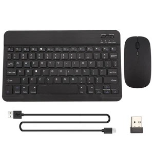 Teclado y Ratón Inalámbricos Bluetooth Ultrafinos y Silenciosos, Adecuados 2550 - Imagen 1 de 7