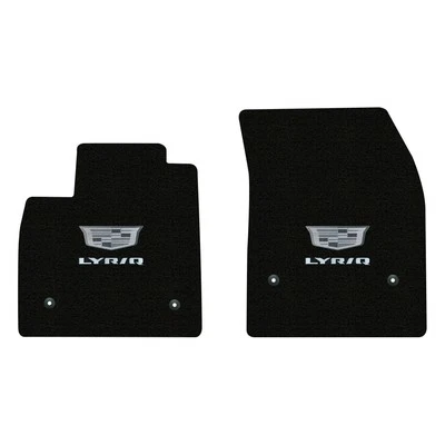 Alfombrillas Lloyd Mats Cadillac LYRIQ 2023-ON, 2 PIEZAS, escudo + LYRIQ plateadas Foto 1 de 4