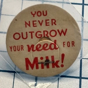 Chip Münze Medaille Vintage Poker Chip 1 Punkt Ton mit Milch Spruch - Bild 1 von 3