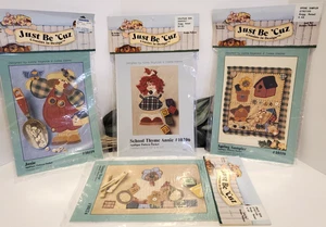 Just Be Cuz Applique Pattern Packets - Ginger Bear, Spring Sampler, Josie, Annie - Picture 1 of 11