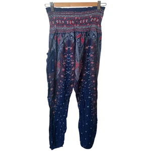 Bohemian Island Navy leichte Harems Yoga Hose Damen Gr. S - Bild 1 von 4