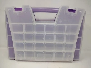 Akro-Mils Portable Organizer Multi Compartments Model 06215  Bright purple  - Picture 1 of 7