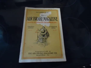 OCTOBER 1910 Air Brake Magazine Vol 2 No 5 - Picture 1 of 2