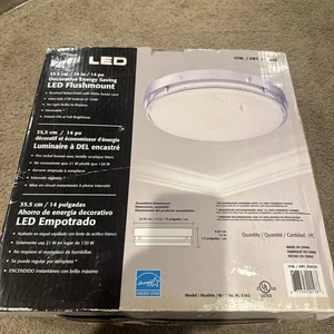 Altair LED 14" Unterputz Leuchte Al-3162 21 Watt gebürstetes Nickel offene Box - Bild 1 von 3