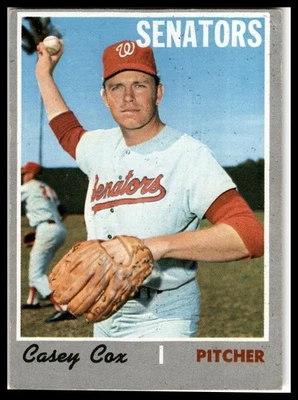 1970 Topps #281 Casey Cox - Image 1 of 2