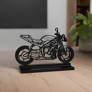 Triumph Street Triple 675 R Modelo 3D Decoración - Regalo para aficionados a la moto - Imagen 1 de 3