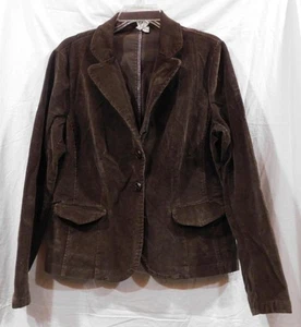 GW - Ms. Corduroy Jacket/Blazer from St. John's Bay - Brown - Sz L - Picture 1 of 1
