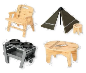 YOKA Camping Collection ~Life with Panel Furniture~ x Complete Set of 4 Types, F - Picture 1 of 4
