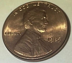 1985 penny no mint mark rare - Picture 1 of 2