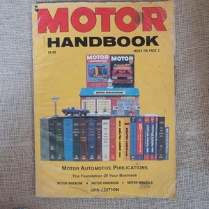 1970 MOTOR HANDBOOK 56TH EDITION Book Magazine  - Bild 1 von 6