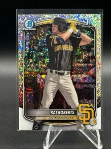 Kai Roberts 2025 Bowman cromo mini diamante primer refractor/299 #BCP-182 SP - Imagen 1 de 2
