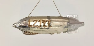 Antik Christbaum-Schmuck Glas Zeppelin LZ 127 liebevoll repariert denoch defekt - Bild 1 von 18