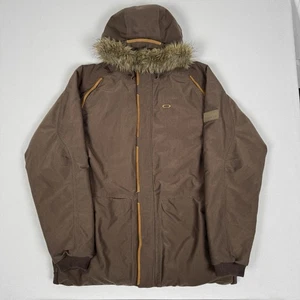 Oakley Technical Parka Corduroy Ski Jacket 2007 Vintage 00s Y2K Loose Fit XL - Picture 1 of 15