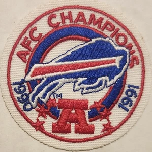 Buffalo Bills AFC Champions 1990-1991 embroidered Iron on patch - Picture 1 of 1
