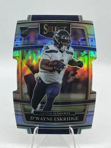 2021 Panini Select - [Base] - Silver Prizm Die-Cut #60 - D'Wayne Eskridge RC - Bild 1 von 2