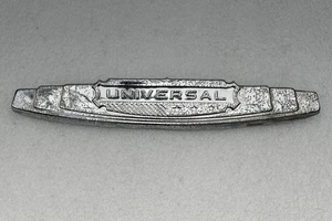 Targhetta emblema metallo elettrodomestico universale vintage 7,5" Fox Co Cincinnati OH - Foto 1 di 13