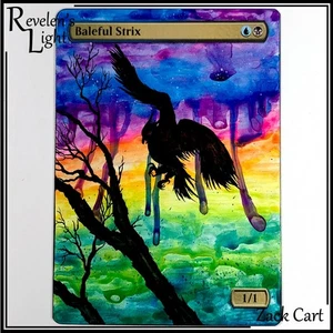 Baleful Strix Alter - Handbemalt MTG Altered Art - Magic the Gathering - Bild 1 von 1