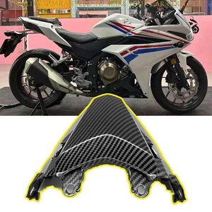 For HONDA CB500F CBR500R 2016-2018 Carbon Fiber Rear Tail Mid Fairing Cowl Cover - Picture 1 of 11