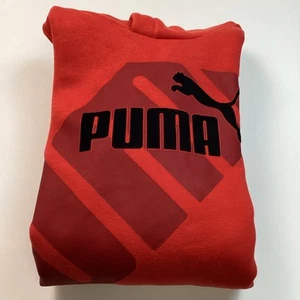 Puma Youth Boys Hoodie Sweatshirt, Red, Size L (14/16) - Picture 1 of 8