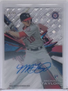 2015 Michael A Taylor Topps Tek ROOKIE AUTO DIFFRACTOR Parallel /99 - Nationals - Picture 1 of 1