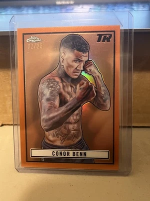 2024 Topps Cromo Boxeo Conor Benn 1951 Ringside Orange Refractor #02/25 Foto 1 de 4