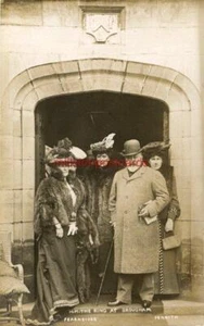 REAL PHOTO POSTCARD KING EDWARD VII, BROUGHAM CASTLE (NEAR PENRITH), WESTMORLAND - Picture 1 of 2