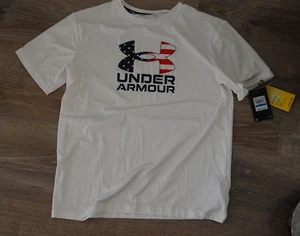 NEU Under Armour Shirt Jugend Gr.XL locker UPF 50+ weiß HeatGear Neu mit Etikett - Bild 1 von 1