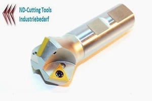 1x 45° Fasenfräser D22-43mm-Z3-L100- Schaft=25mm Typ TCMT 16T3.... - Picture 1 of 2