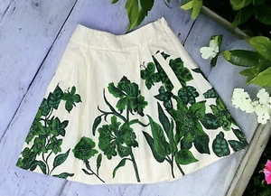 Nathalie Lete Paris Damen Elfenbein Freizeitrock Größe 6 Taschen - Bild 1 von 7
