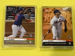 3 tarjetas 2019 Topps Now Pete Alonso Gold Bonus AWB-7 (error y corrección), OS-23 ROY - Imagen 1 de 3