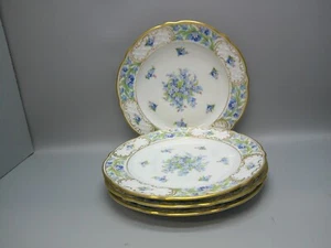 SCHUMANN FORGET ME NOT dinner plate set of four - Picture 1 of 3