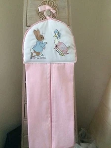 Peter Rabbit Jemima Puddleduck Nappy Stacker In Pink Shades free p&p - Picture 1 of 2