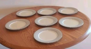 7 Noritake GRAYBURN" #5323 Salad Plates 7 1/2" - Picture 1 of 3