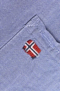 Napapijri Geographic Long Sleeve Shirt Size L - Picture 1 of 8
